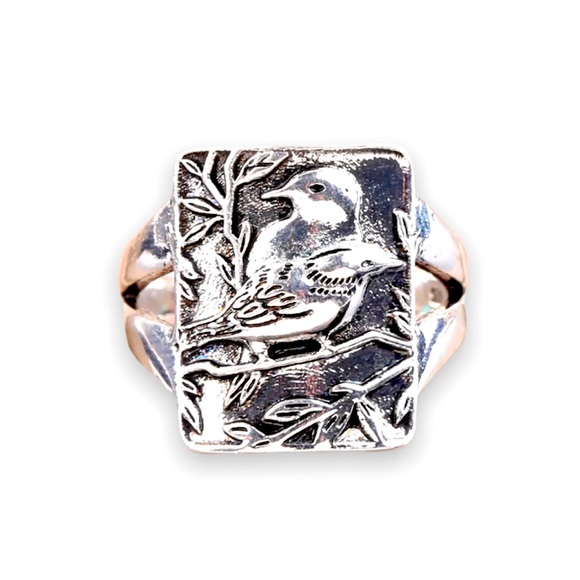 Boheme Jewelry - New Womans Princess Jewelry S925 Sterling Silver Handmade Vintage Love Bird Ring